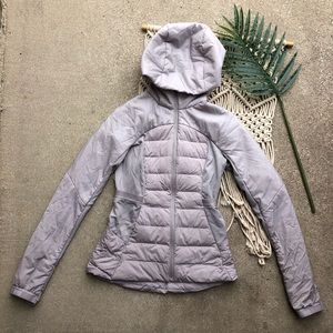 Lululemon Down For It All Jacket Dark Chrome Size 4